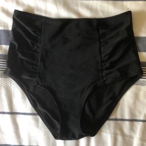 Aerie High Waisted Black Bikini Bottom